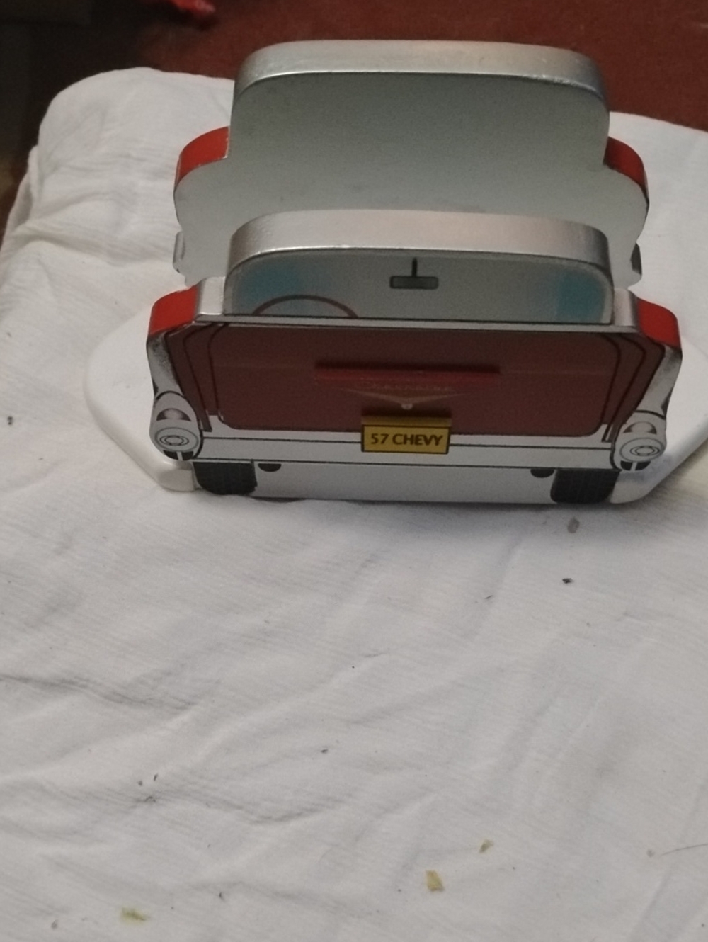 Red Vintage Car Radio Holder -